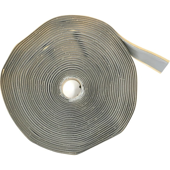 GSSI Sealants Butyl Tape 1/8" x 3/4" x 50' Gray (Choose 3/4" or 1" Width)