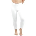thumbnail image 2 of ToBeInStyle Girls' Fitted Full Length Leggings - White - Small, 2 of 7