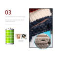 thumbnail image 4 of V5.0 Wireless Call Earphone Music Hat Knitted Hat Plus Velvet Warm Bluetooth Hat (Red), 4 of 5