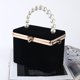 thumbnail image 2 of Cat Bolso de mano de noche para mujer, caja de perlas artificiales, bolso de hombro tipo bandolera, miércoles, 2 of 5