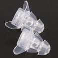 thumbnail image 3 of 1 par de tapones para los oídos de silicona portátiles, protector de oídos reductor de ruido para viajes Claro Yuyangstore Tapones para oídos de silicona Reutilizables, 3 of 8