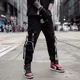 thumbnail image 2 of Pantalones Cargo Apilados Negros Para Hombre Para Hombre Hip Hop Moda Callejera Ropa De Algodón Barata Y2k Talla Grande Largo Más Barato Casual, 2 of 5