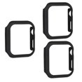 thumbnail image 1 of 3 Pack Compatible for Apple Watch Case 38mm [NO Screen Protector] Series 3 2 1, Hard PC Bumper Case Protective Cover Frame Compatible for iWatch 38mm, original black, 1 of 5