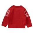thumbnail image 3 of Gyratedream Toddler Boys Girls Ugly Christmas Sweater Crewneck Long Sleeve Xmas Pullover Warm Winter Knit Sweatshirts, Size 18-24M, 3 of 5