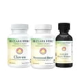 thumbnail image 1 of Kit de limpieza y apoyo intestinal Dr. Clark Store, con tintura verde original de cáscaras de nogal negro, ajenjo y clavo, ayuda a mantener una función intestinal óptima, cápsulas vegetarianas, 1 of 7
