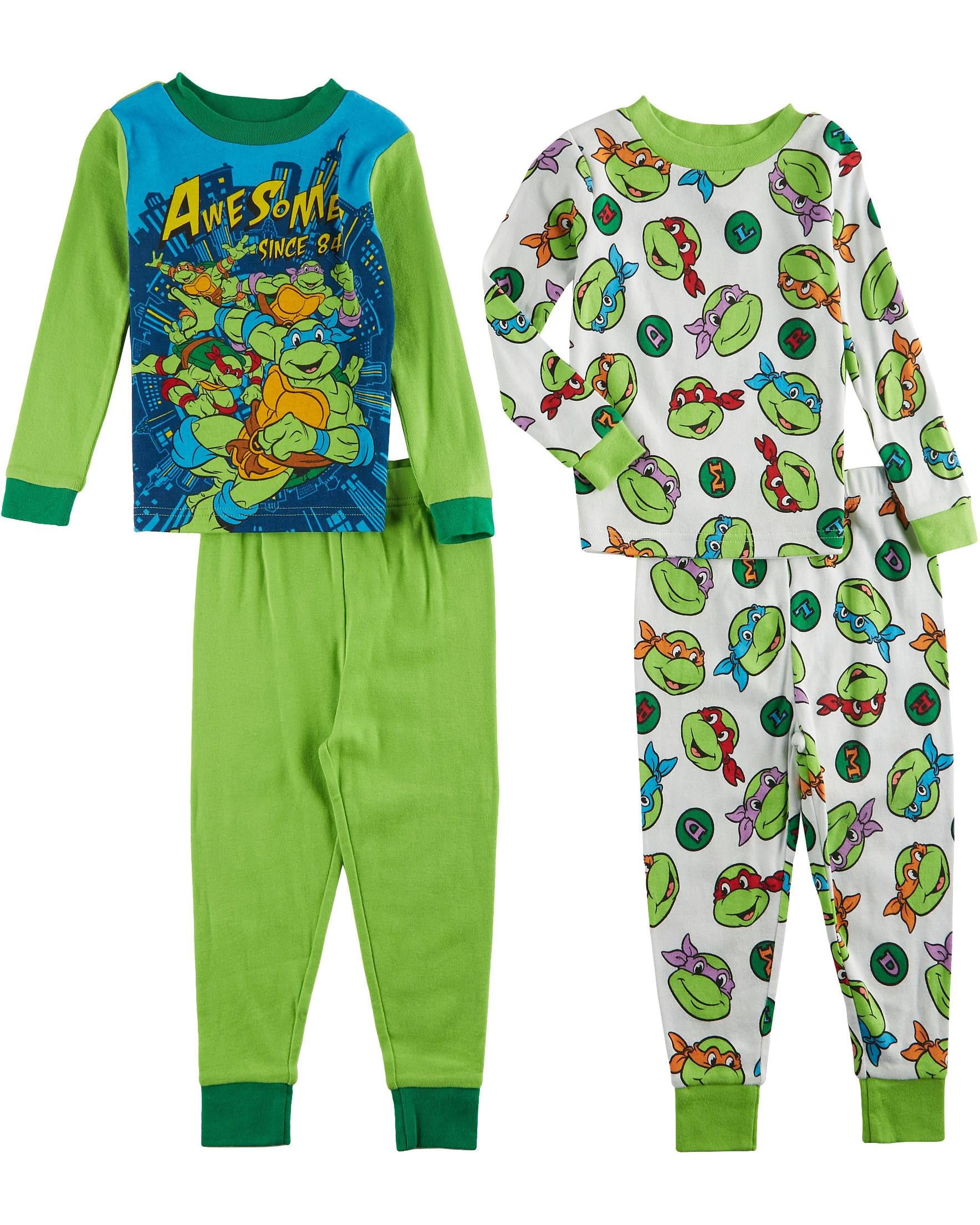 Pajama Set Ninja Turtles Toddler Boys 4pc