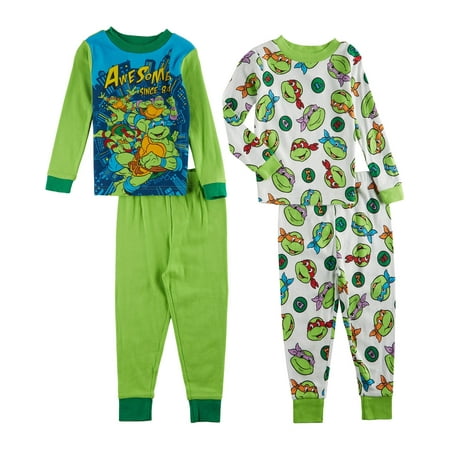 Ninja Turtles Toddler Boys 4-pc. Pajama Set