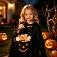 thumbnail image 5 of Halloween Candy Bag with Handle, 1 Pc Woven Storage Bucket Snack Basket for Home Organizer, Reusable Decorative Container for Daily Use and Gift Giving, Party Fall Decor for Home, 5 of 5