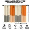 thumbnail image 2 of Blackout Kids Curtains,Orange and Grey Abstract Art Artwork Childrens Insulated Curtains Set Of 2,Bedroom Essentials,Toddler Room Decor 42x63in(106x160cm), 2 of 4