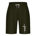 thumbnail image 4 of Diufon Men's Athletic Shorts Drawstring Waisted Outdoor Sport Shorts Spring Summer Hiking Shorts with Pockets, 4 of 4