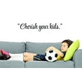 thumbnail image 1 of Custom Decals Cherish Your Kids. Wall Art Size: 6 X 20 Inches Color: Black, 1 of 1