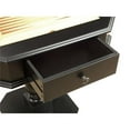 thumbnail image 4 of Bowery Hill 2-Drawer Game Board Table in Black for Chess, Checkers, Backgammon, 28 in x 28 in x 31 in, 4 of 12