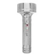 thumbnail image 2 of Retro Style Decor Old Flashlight for Home Use Silver Cylindrical Emergency Lighting 1Pack, 2 of 5