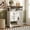 White, variant on YANGLI Farmhouse Storage Cabinet with 2 Drawers & Shelves, Freestanding Kitchen Cabinet with Doors for Living Room, Bathroom – Brown