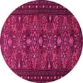 thumbnail image 1 of Ahgly Company Indoor Round Persian Pink Traditional Area Rugs, 7' Round, 1 of 4
