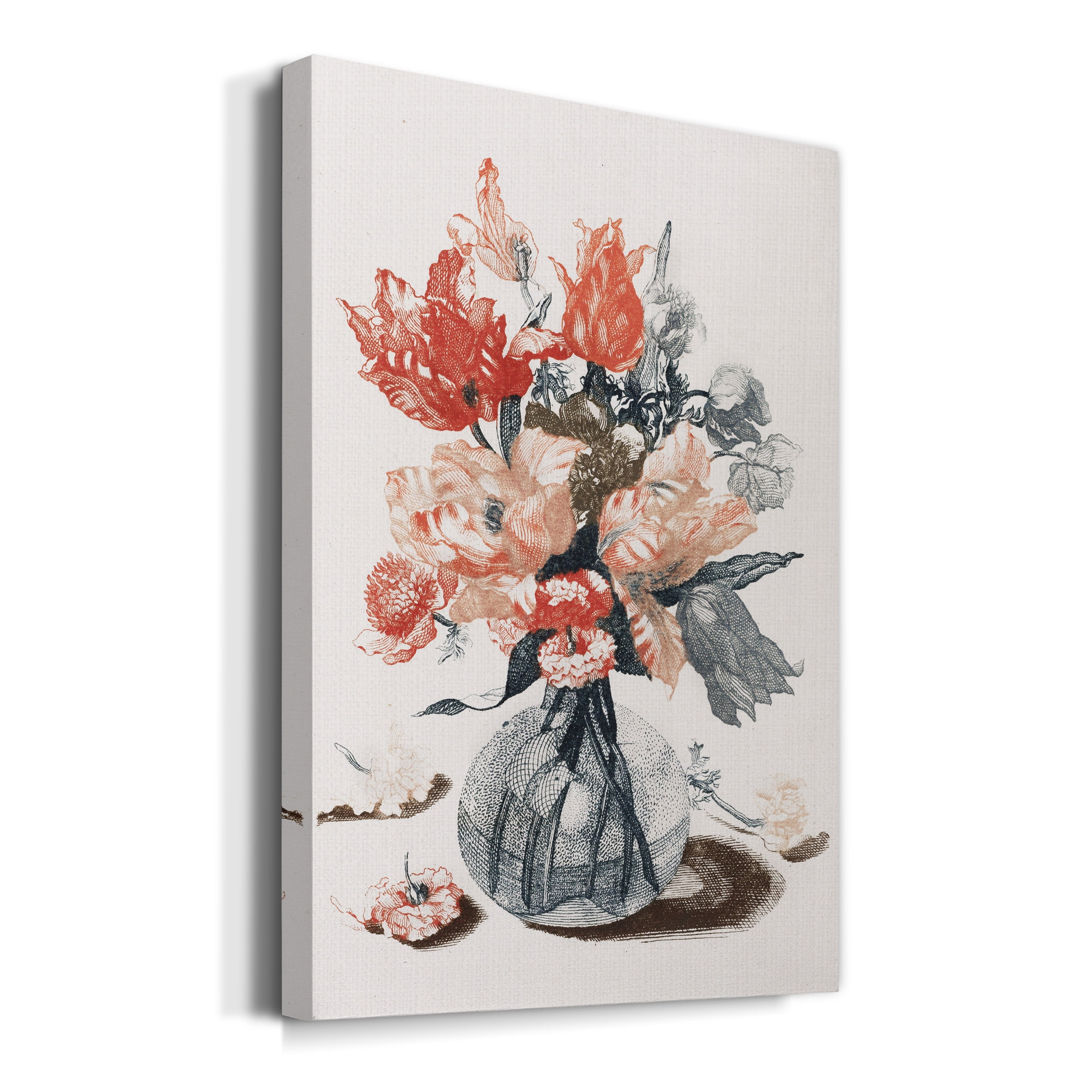 Flowers in a Vase IV Premium Gallery Wrapped Canvas - Ready to Hang - 8 x 12