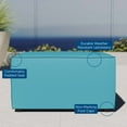 thumbnail image 6 of Modway Saybrook Outdoor Patio Upholstered Sectional Sofa Ottoman in Turquoise, 6 of 6