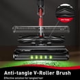 thumbnail image 4 of Cordless Vacuum Cleaner 45KPA 8-in-1 Stick Vacuum with LED Display 45Mins Runtime Anti- for Pet Hair Carpet Floor Red, 4 of 8