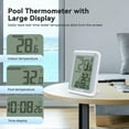 thumbnail image 5 of Tiptop Home Pool Thermometer Easy Read, IPX7 Waterproof Pool Thermometer for Water Temperature, Digital Pool Thermometer with Indoor Monitor & String for Outdoor Swimming Pools Spas Hot Tubs, 5 of 9