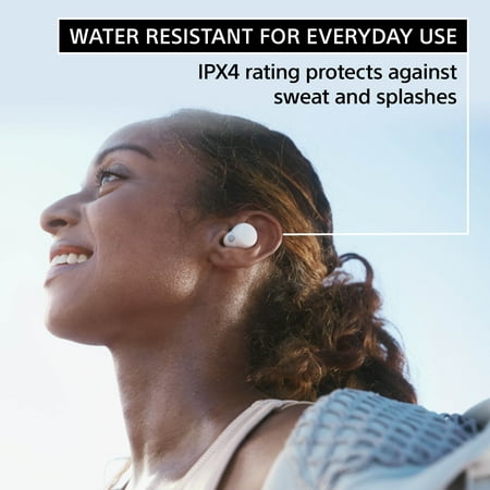 Sony - LinkBuds S True Wireless Noise Canceling Earbuds - White