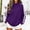 A1-Dark Purple, variant on GZWYHT Mock Neck Sweatshirt Women Plus Size Mock Neck Sweatshirt High Neck Sweatshirt Long Sleeve Sweatshirt Oversized Mock Neck Sweatshirt Long Sleeve Turtleneck Tops Camping Sweatshirts Green XL