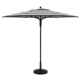 thumbnail image 4 of HOMETRENDS 7.5 ft. Round Push-Up Market Patio Umbrella, Black & White Stripe, 4 of 10