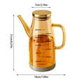thumbnail image 3 of YUEVE Oil And Vinegar Spouts Oil Dispenser Bottle With Spout Olive Oil Dispenser Bottle Oil Dispensing Bottles For Cooking No Oil Dispenser For Kitchen Barbecue Air Fryer Frying, 3 of 4