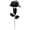 Red, variant on 1 Pc Halloween Dark Red Rose, 15.3" Gothic Artificial Flower Stem with Silver Glitter, Shed-Free Dust-Resistant Faux Floral for Spooky Vase Filler
