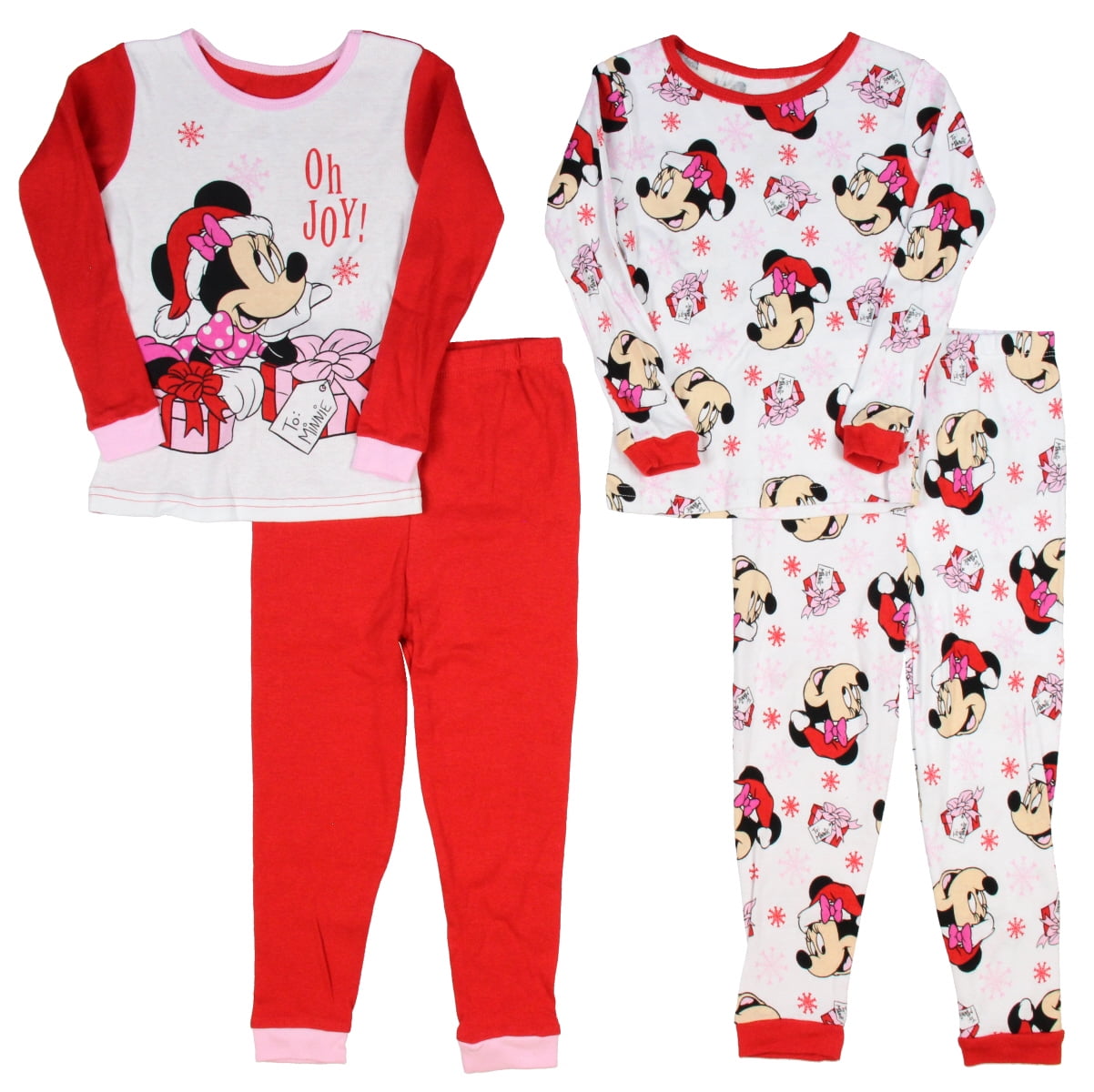 Disney Disney Minnie Mouse Toddler Girls ' 4Piece Christmas Holiday