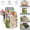 thumbnail image 2 of Aesthetic Earthy Cooler Backpack - 20L Insulated Leakproof Bag, Bohemian Design for Beach, 2 of 6