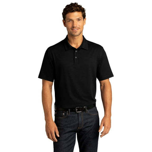 Port Authority K682 City Stretch Polo, Black, XXL