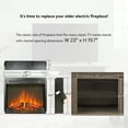 thumbnail image 4 of Innoflame 23" Electric Fireplace Insert with Remote & Timer, Log Set, Over Heating Protection, 1400W, 4 of 6