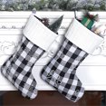 thumbnail image 2 of Gibobby Calcetines navideños para niños, modelo de bolsa de dulces, colgante de bolsa de regalo de Navidad de algodón (E), 2 of 4