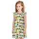 thumbnail image 1 of Fotbe Train With Animals Vestido de Dormir para Niñas de 3 a 10 Años, Mangas Cortas, Estilo Princesa, Pijama Camisón con Mangas Voladas-Medium, 1 of 6