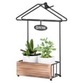 thumbnail image 1 of Cipaher Metal Wall Storage Shelf House Shaped Wall Rack Wall Mounted Display Shelves Plant Pot Rack Holder Organizer, 1 of 5