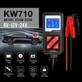 thumbnail image 4 of Car Battery Checker, Digital Battery Tester Multi Language Misconnection Protection 6-24V 100-2000CCA Voltage Waveform Universal  For Trucks For Motorcycles, 4 of 8
