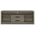 thumbnail image 6 of Pemberley Row Wood Gray TV Stand Rectangular with Storage 65" Unassembled, 6 of 9