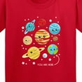 thumbnail image 4 of Inktastic Cute Planets, Kawaii Planets, Space, Cosmos, Stars Youth T-Shirt, 4 of 5