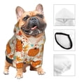 thumbnail image 4 of Uemuo Pumpkin Fall Pears for Winter Dog Hoodie Sweatshirts with Pockets Warm Dog Clothes for Small Dogs Chihuahua-Medium, 4 of 8