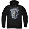 MASTERS OF THE UNIVERSE/STRAIGHT OUTTA GRAYSKULL-ADULT PULL-OVER HOODIE-BLACK-MD