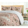 thumbnail image 3 of Ambesonne Butterfly Duvet Cover Set, Rainbow Sky in Rosy Tones, King, Pale Sepia and Blush, 3 of 4