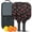 Pioneer Flower Floral, variant on Pickleball Paddles Set,Pioneer Flower Floral Print Pattern Fiberglass Surface Pickleball Racket Set with 2 Indoor Outdoor Pickleball Balls and Pickleball Bag,Pickle-ball Equipment
