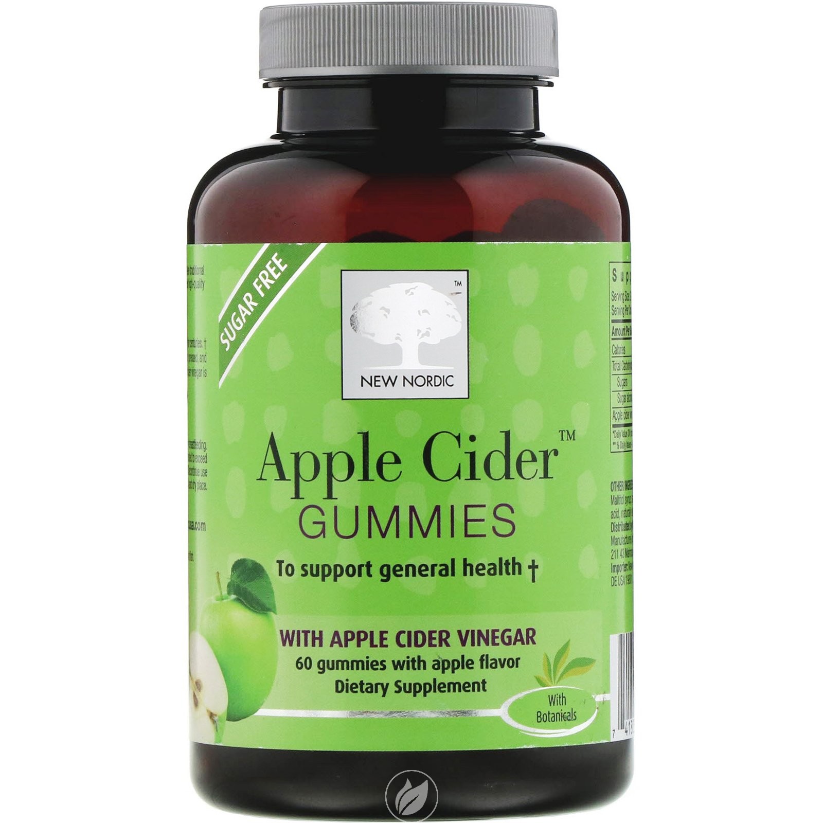 NEW NORDIC US INC Apple Cider Gummies 60 GUMMY