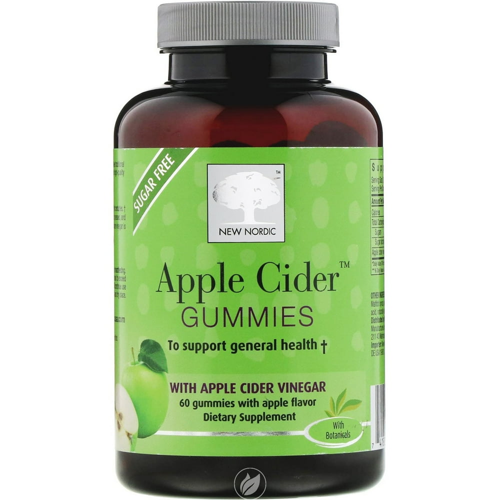 NEW NORDIC US INC Apple Cider Gummies 60 GUMMY