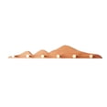 thumbnail image 4 of Perchero de pared para colgar sombreros, decorativo, con tornillo, versátil, de madera 6 ganchos, 4 of 9