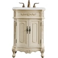 thumbnail image 5 of 24 in. Single Bathroom Vanity set in light antique beige, 5 of 18