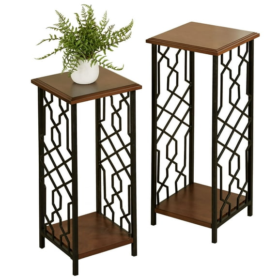 Carter Accent Tables Regal Walnut Set of Two 2 Set of 2