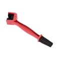 thumbnail image 1 of Cepillo limpiador de cadena de bicicleta, cepillo universal resistente para bielas de motocicleta Rojo, 1 of 9
