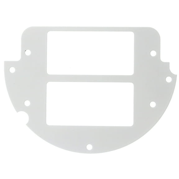 Hubbell System One 6", Style Line Decora sub plate w/ 2 openings (left side only)