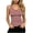 Wine, variant on Admvng Women's Striped Ribbed Tank Top V Neck Slim Fit Stretch Sleeveless Casual Summer Camisole Blouse